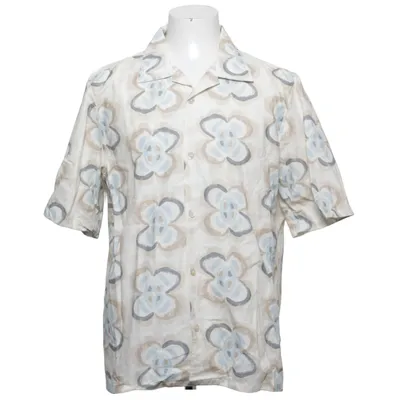 Short sleeve shirt (Beige, Multicolored) from NN07 Lyocell, Organic cotton