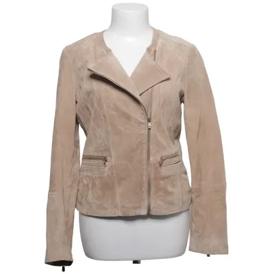 Bikerjacka (Beige) från Mango Skinn, Polyester