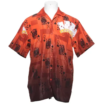 Kortärmad skjorta (Orange, Svart, Brun) från Fersini Polyester
