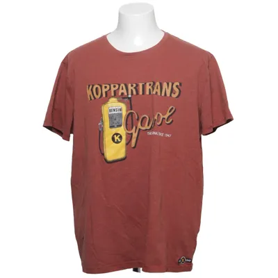 T-shirt (Rouge) de Koppartrans Coton, Polyester