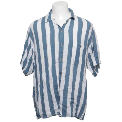 Short sleeve shirt (Blue, White) from Burton Viscose