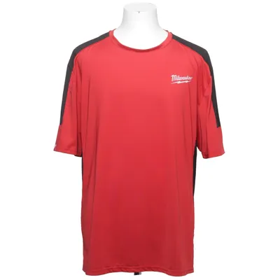 T-shirt (Röd, Svart) från Milwaukee Elastan, Polyester
