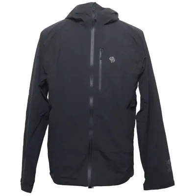 Rain jacket (Gray) from Mountain Hard Wear Elastane, Polyamide