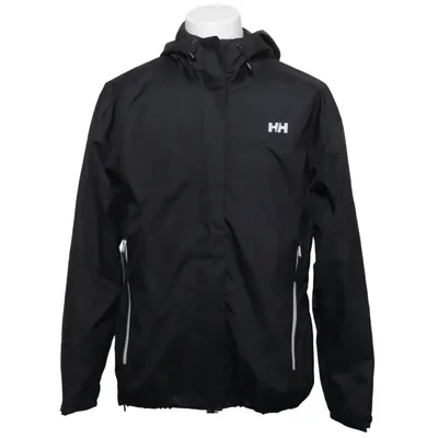 Rain jacket (Black) from Helly Hansen Polyester, Polyurethane