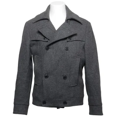 Sømandsjakke (Grå) fra Selected Homme Acetat, Polyester, Viscose, Uld