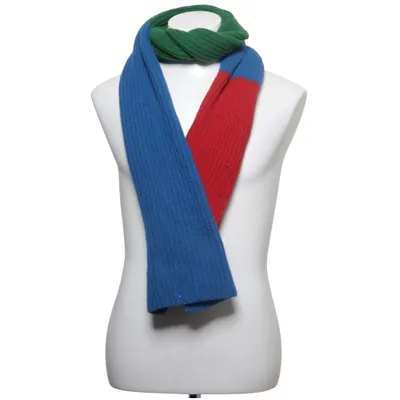 Scarf (Green, Blue, Red) from Thinking Mu Wool