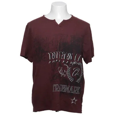 T-shirt (Bruin) van Buffalo David Bitton Katoen