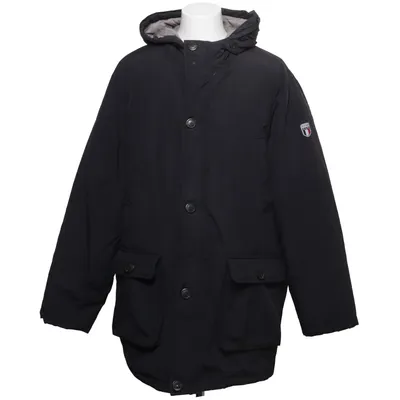 Parka (Black) from Newport Denim Cotton, Polyamide, Polyester
