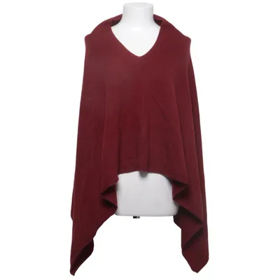 Poncho (Rouge) de By Ingrid Cachemire