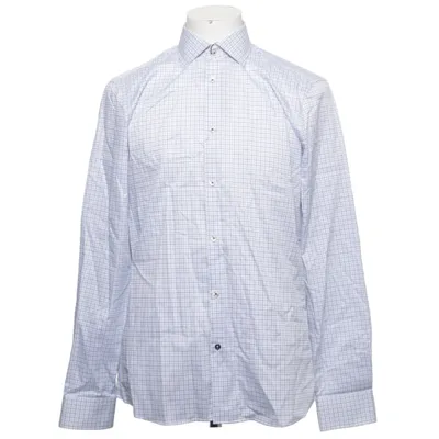Shirt (Blue, White) from Bläck Cotton