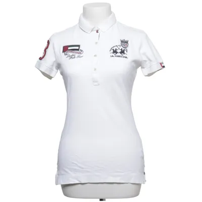 Polo shirt (White) from La Martina Cotton, Elastane
