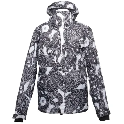 Ski jacket (Black, White) from Nitro Polyester, Polyurethane