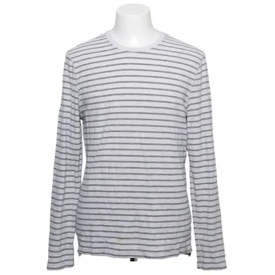 Långärmad t-shirt (Grå, Vit) från American Eagle Outfitters Bomull, Elastan, Polyester