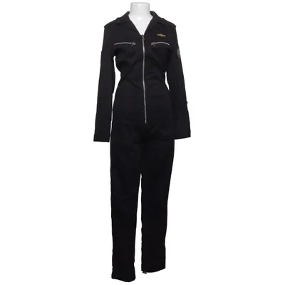 Jumpsuit (Schwarz) von Schott NYC Baumwolle, Elasthan, Polyester, Tencel