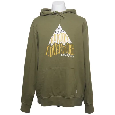 Hoodie (Green) from Burton Cotton, Recycled polyester