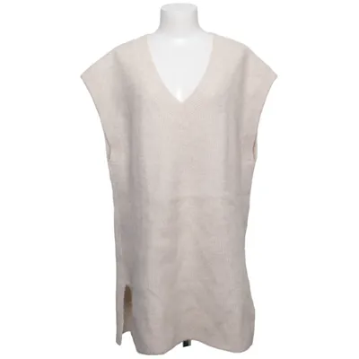 Pull sans manches (Blanc) de H&M Trend Polyester, Laine d'alpaga, Laine, Polyamide, Élasthane
