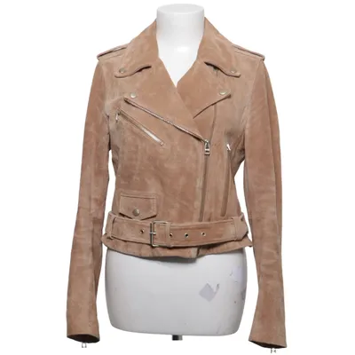 Bikerjakke (GC Mallory Biker) fra Goosecraft Polyester, Ruskind