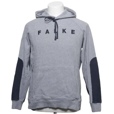 Capuchon sweater (Grijs, Blauw) van Falke Katoen