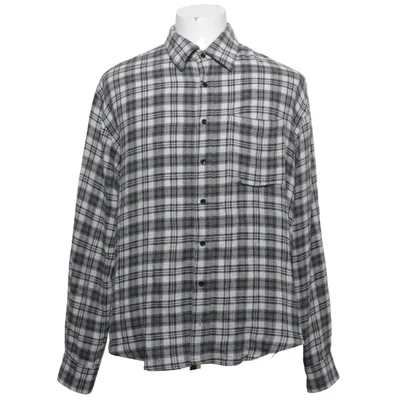 Chemise en flanelle (Gris, Blanc) de Schnayderman's Viscose, Laine