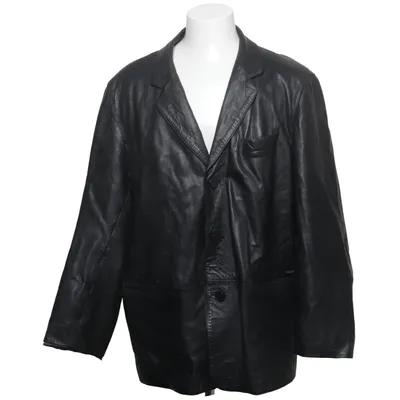 Blazer en cuir (Noir) de Rocco Barocco