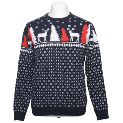 Jultröja (DP X-MAS DEER KNIT) från Denim Project Akryl, Bomull