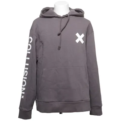 Capuchon sweater (Grijs) van Collusion Katoen, Elastaan, Polyester