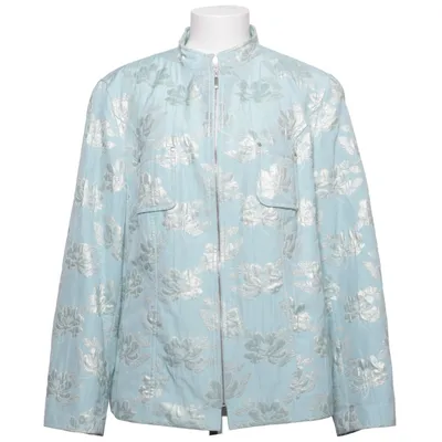 Jack (Blauw, Zilver) van Delmod Katoen, Metallvezel, Polyester, Viscose