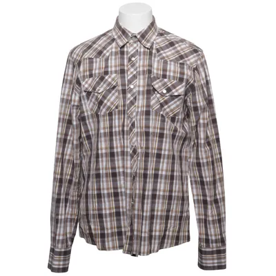 Flannel shirt (Brown, White, Yellow) from Marwin Cotton