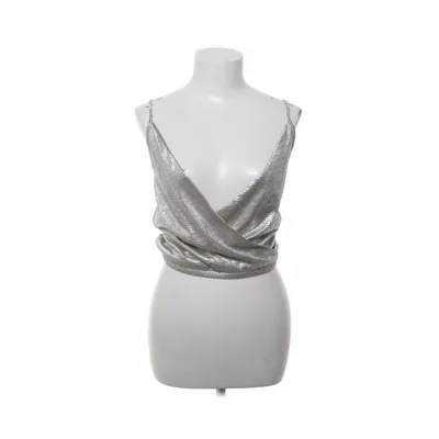 Crop top (Silverfärgad, Beige) från Bik Bok Polyester