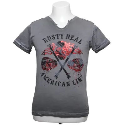 T-shirt (Grijs) van Rusty Neal Katoen