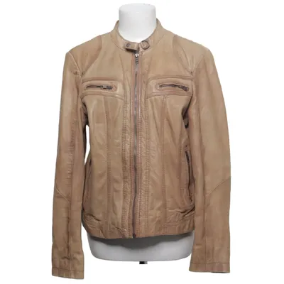 Veste en cuir (Beige) de Livelo Attitude