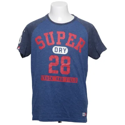 T-shirt (Blue, Multicolored) from Superdry Track & Field Cotton, Polyester
