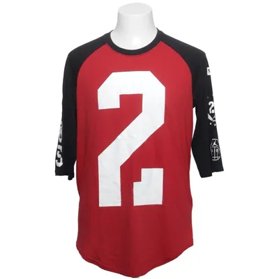 Baseball T-shirt (Red, Black, White) from Nike Cotton, Polyester, Viscose