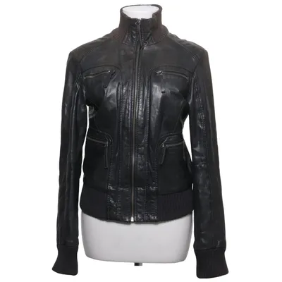 Leather jacket (Black) from Marc O'Polo