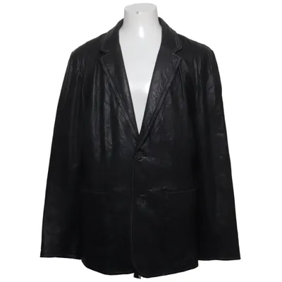 Blazer en cuir (Noir) de David Moore Cuir, Polyester
