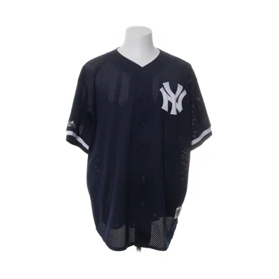 Baseballtröja (Blå, Vit) från Majestic Polyester