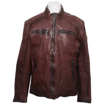 Läderjacka (Brun) från Engbers Skinn, Polyester