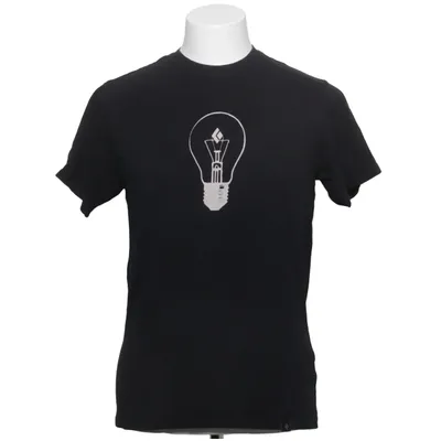 T-shirt (Zwart) van Black Diamond Elastaan, Organisch katoen