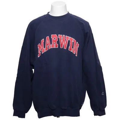 Collegetröja (Blå) från Marwin Sports Bomull