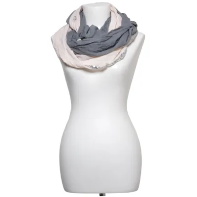 Écharpe tube  (Gris, Beige) de Codello Coton