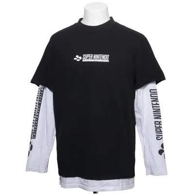 T-shirt (Svart, Vit) från Bershka Bomull