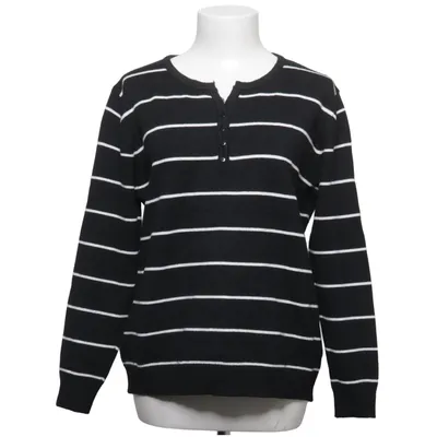 Pull-over (Noir, Blanc) de Fashion Polyester