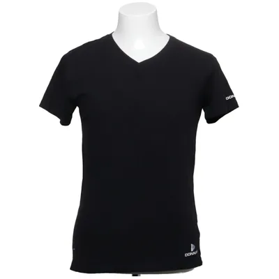 T-shirt (Noir) de Donnay Coton, Élasthane