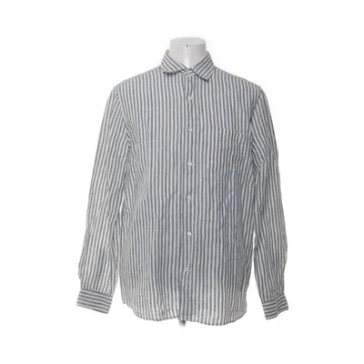 Shirt (Blue, White) from A Day's March Linen