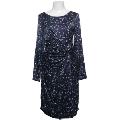Jurk (Blauw, Meerkleurig) van Oui Collection Elastaan, Zijde, Viscose