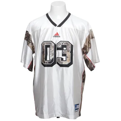 Football jersey (White, Brown, Multicolored) from Adidas Elastane, Recycled polyester