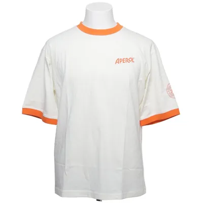 T-shirt (Vit, Orange) från Aperol Ekologisk bomull