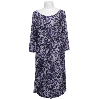 Jurk (Lila, Grijs, Wit) van Sara Louise Elastaan, Polyester