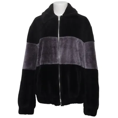 Jacke (Schwarz, Grau) von Forever 21 Men Lederimitat, Polyester