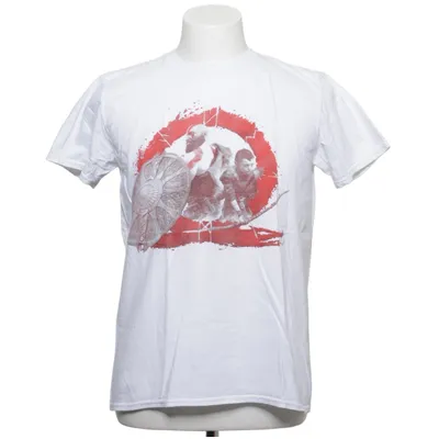T-shirt (Wit, Rood) van Difuzed Katoen